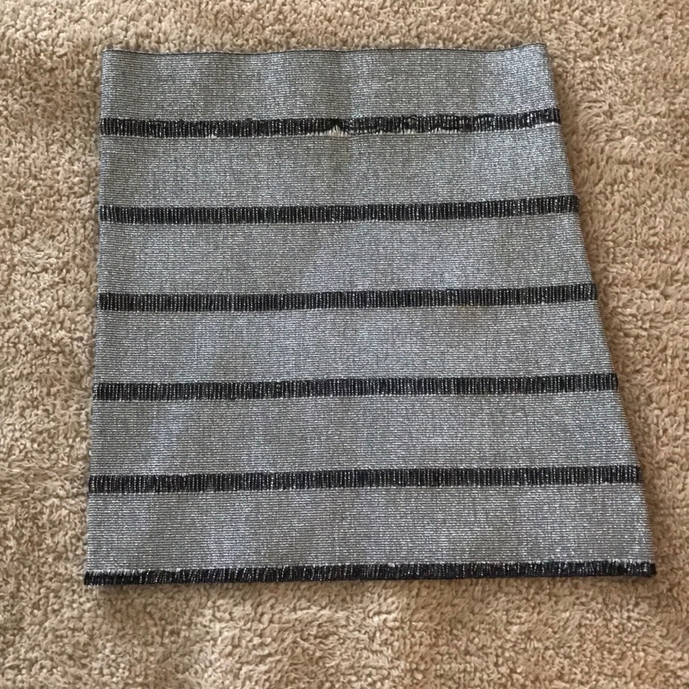 Cheryl Creations Elastic Bandage Skirt in Silver